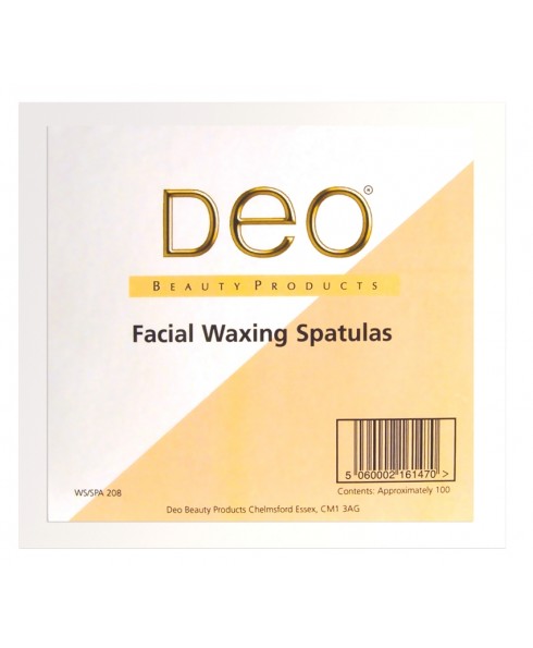 Deo Facial Wooden Spatulas (100 pieces)